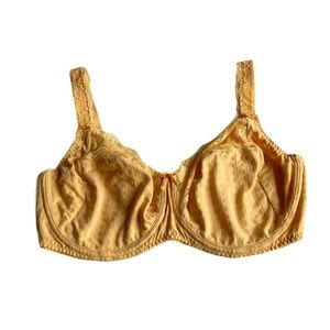 Prima Donna Madison Full Cup Bra Size 85E Orange Lace Trim Underwire 016-2120